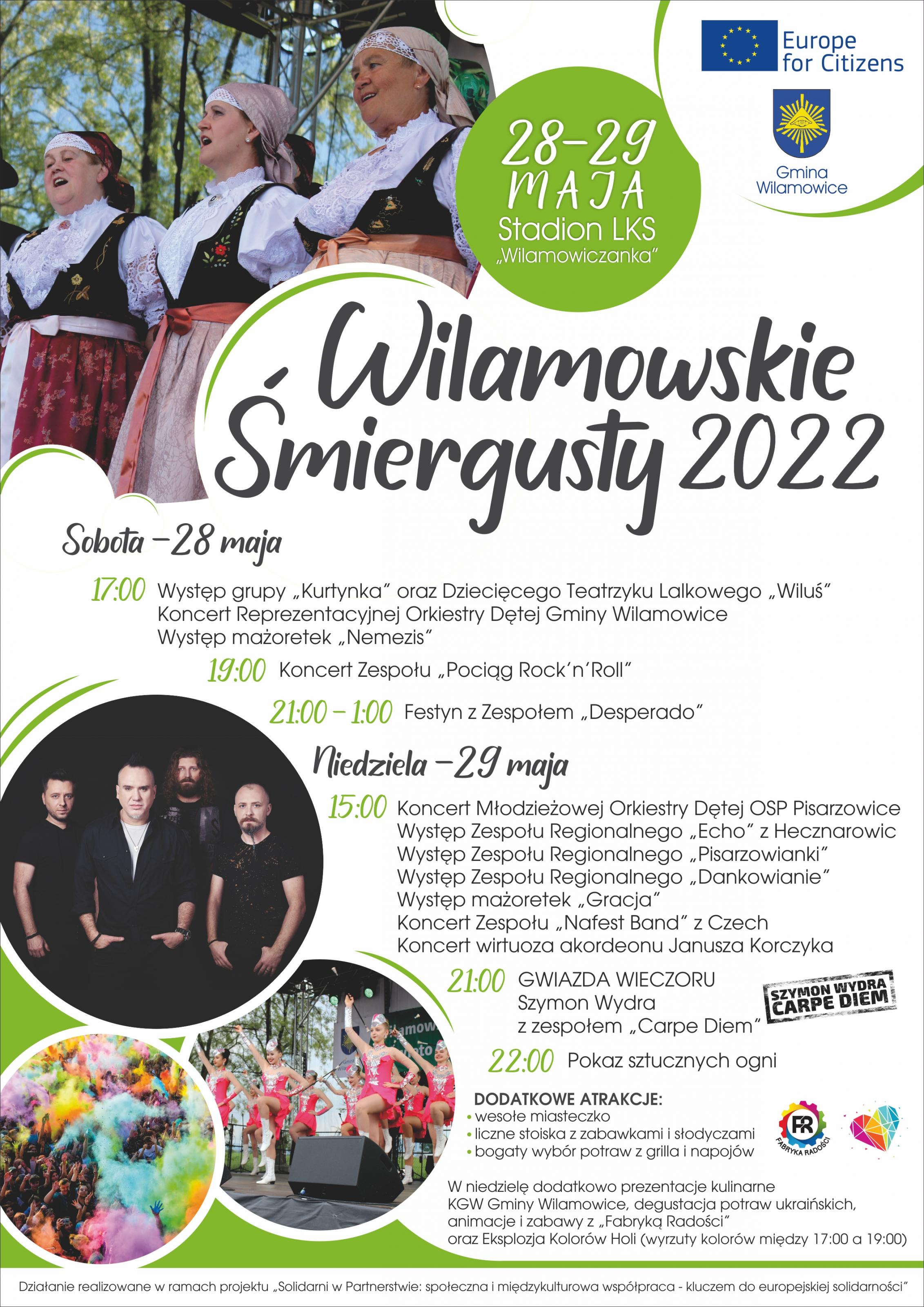 Plakat Wilamowskie Śmiergusty 2022