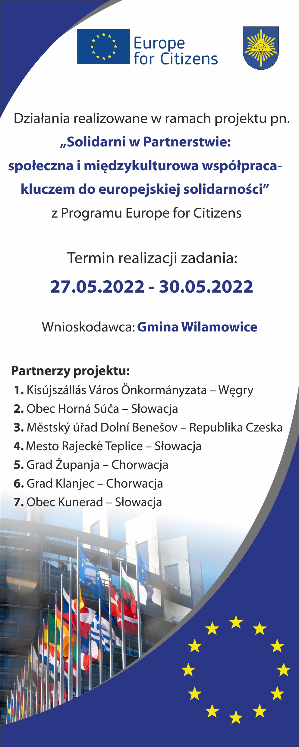 Plakat Solidarni w partnerstwie